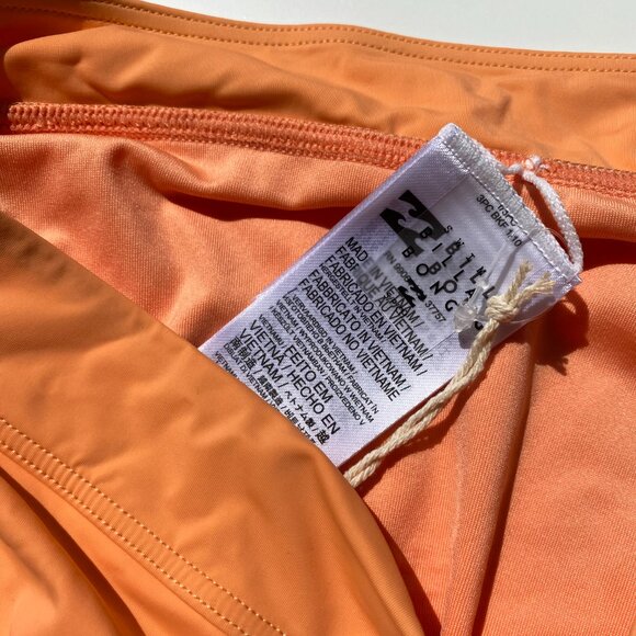 Billabong *NWT 2 Piece Bikini Top size M, Bottom size S Light Peach, Stripe - Picture 7 of 7